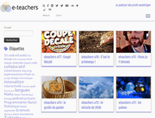 Tablet Screenshot of e-teachers.fr